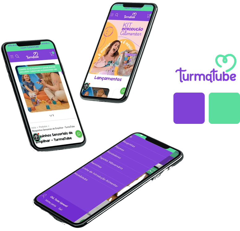 Identidade Visual projeto TurmaTube